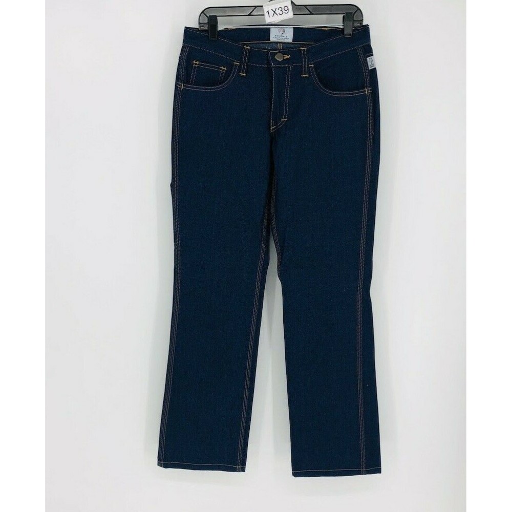 Tyndale Men's Blue Denim Cotton Straight Arc Rated Flame Resistant Jeans Size 32
